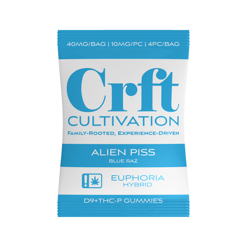 CRFT 10MG Gummies (5mg D9 + 5mg THC-P)