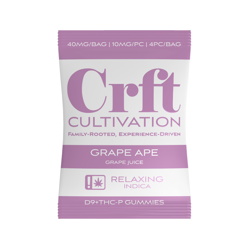 CRFT 10MG Gummies (5mg D9 + 5mg THC-P)