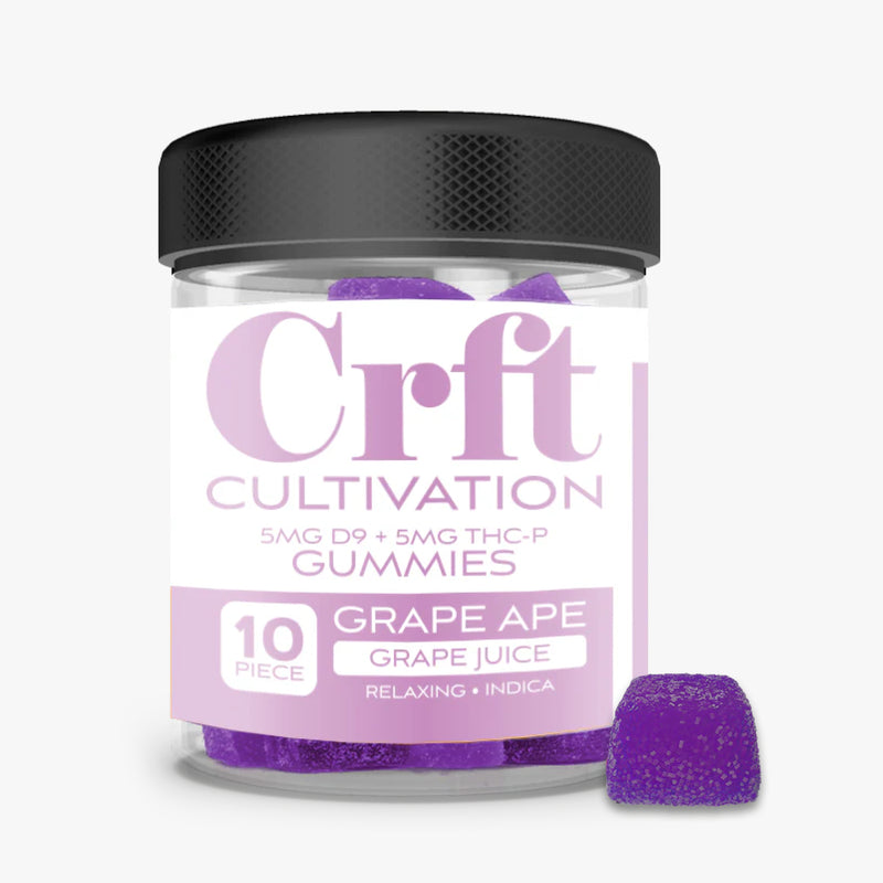 Crft 10MG Gummies (5MG D9 + 5MG THC-P)