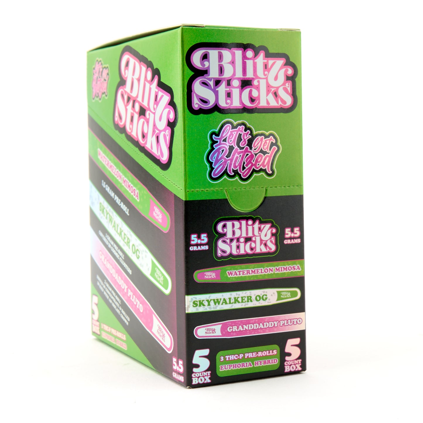 Blitz Sticks THC-P Pre-Roll Variety Packs