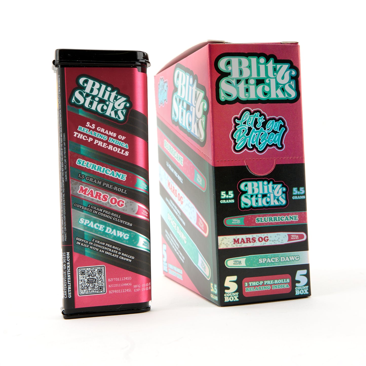 Blitz Sticks THC-P Pre-Roll Variety Packs