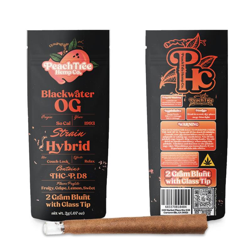 PeachTree Hemp Co. – 2G Blunts with Glass Tip