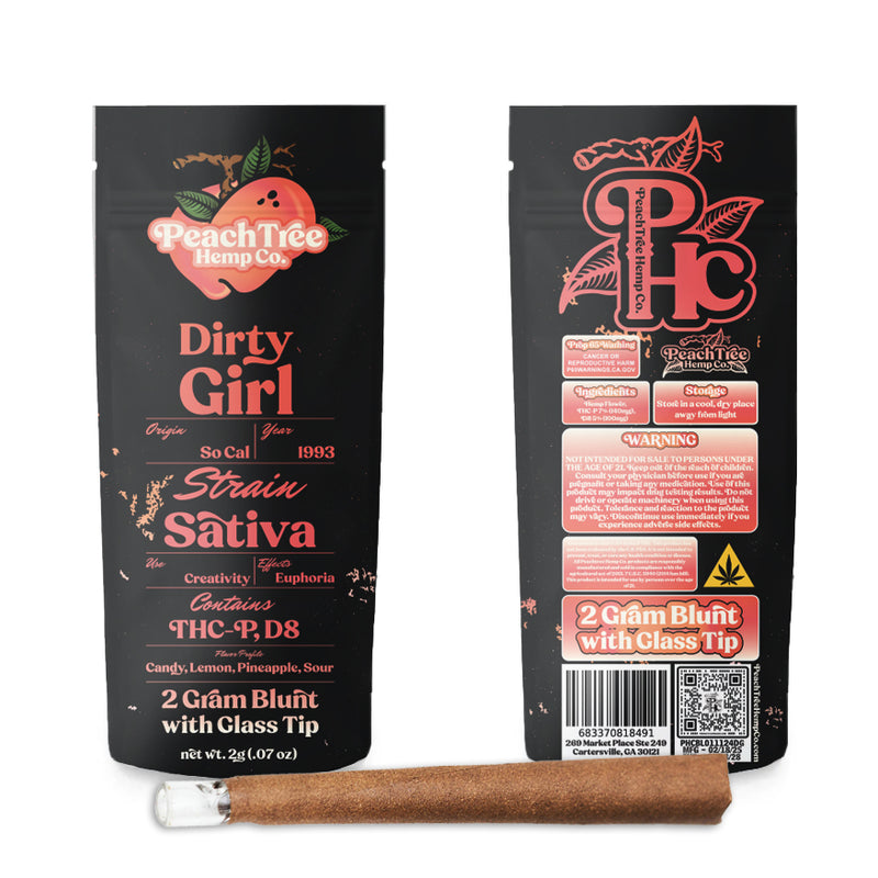 PeachTree Hemp Co. – 2G Blunts with Glass Tip