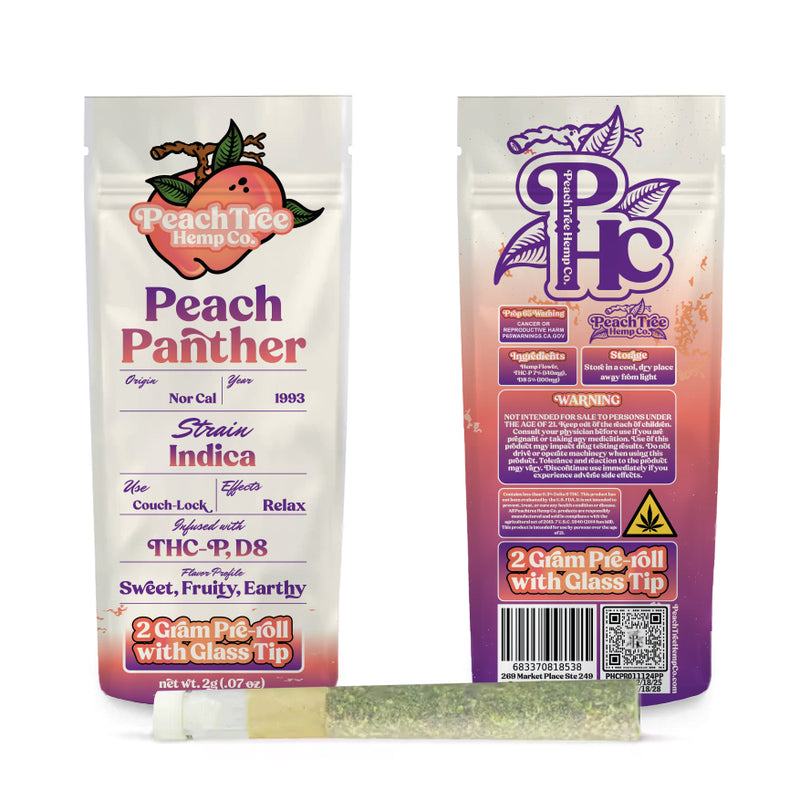 PeachTree Hemp Co. β 2G Glass Tip Pre-Roll Collection