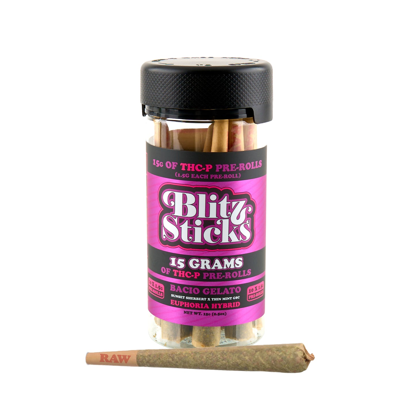 Blitz 10Ct Sticks 1.5g Pre-Rolls - Bacio Gelato