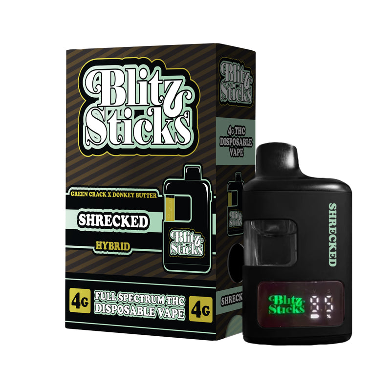 Shrecked Blitz Sticks 4G Full Spectrum THC Disposable Vape