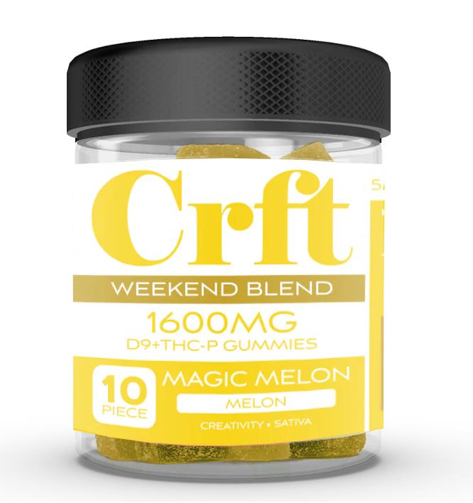 Crft 10MG Gummies (5MG D9 + 5MG THC-P)