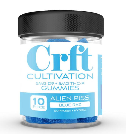 Crft 10MG Gummies (5MG D9 + 5MG THC-P)