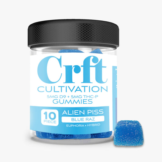 Crft 10MG Gummies (5MG D9 + 5MG THC-P)