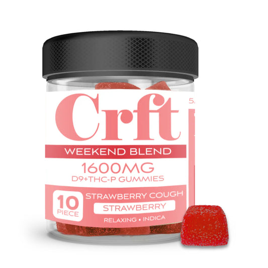 Crft Weekend Blend Gummies (1600MG) - Strawberry Cough