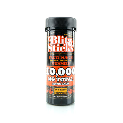 Blitz Sticks THC Gummies – 10,000mg Total (40ct)