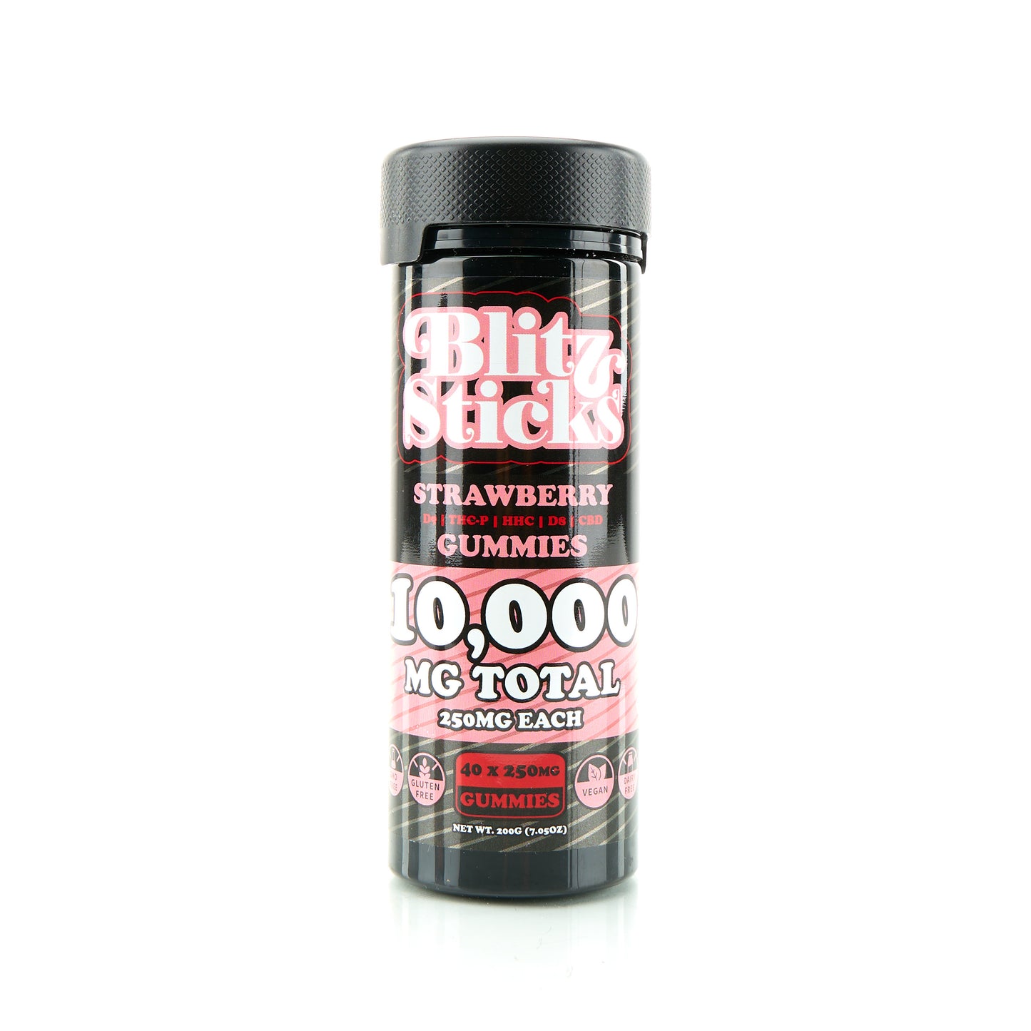 Blitz Sticks THC Gummies – 10,000mg Total (40ct)