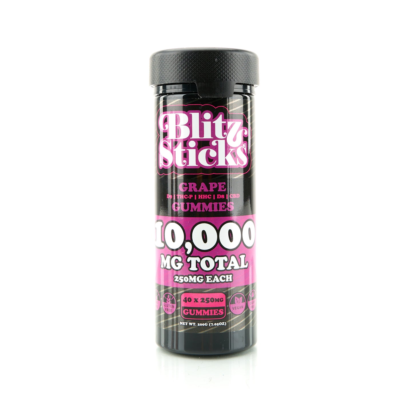 Blitz Sticks THC Gummies – 10,000mg Total (40ct)
