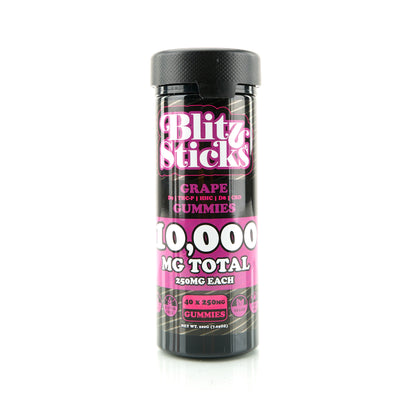 Blitz Sticks THC Gummies – 10,000mg Total (40ct)