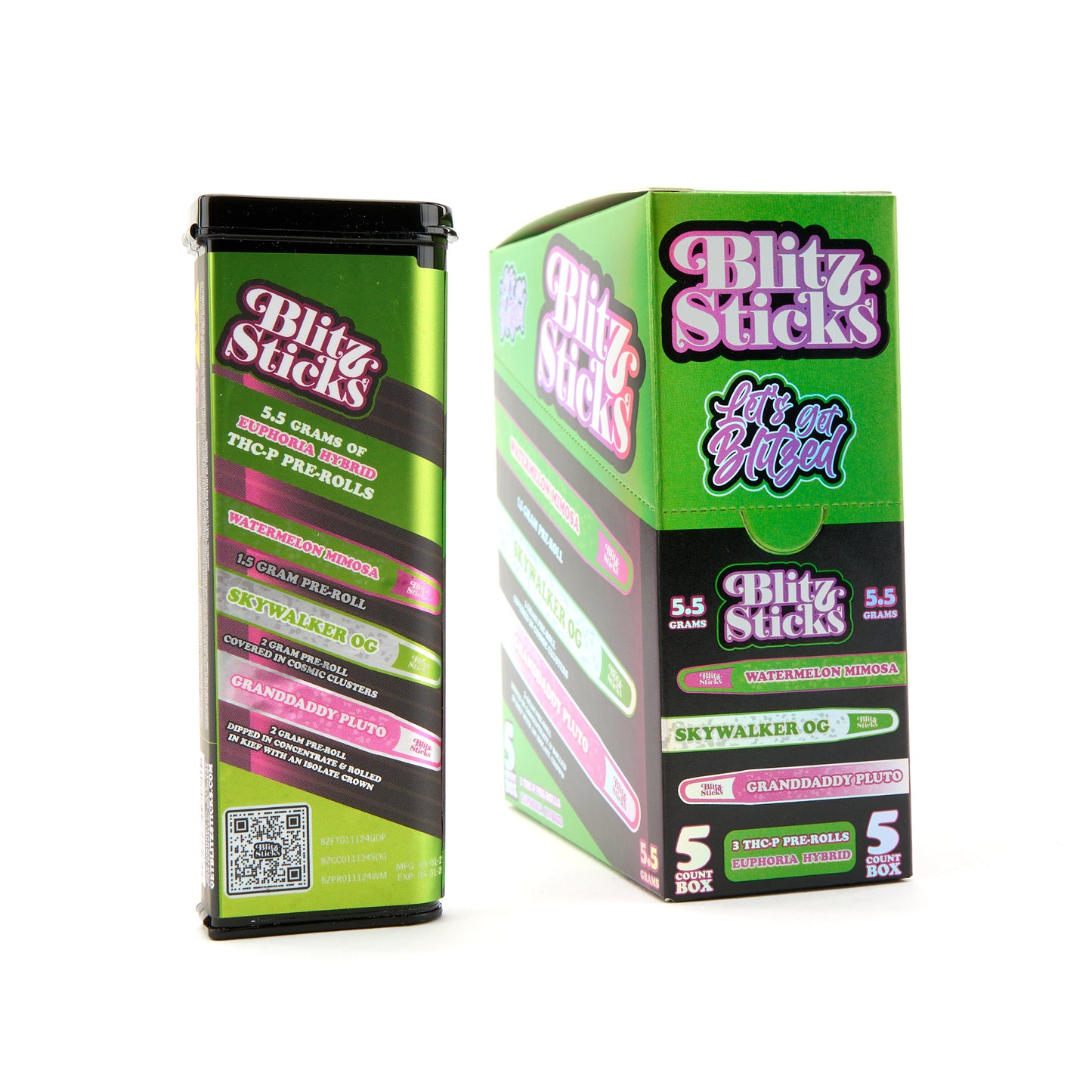 Blitz Sticks THC-P Pre-Roll Variety Packs