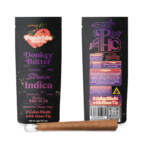 PeachTree Hemp Co. – Donkey Butter 2G Blunts with Glass Tip