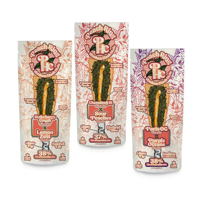 PeachTree Hemp Co. – 2G Peach Rings Premium Hash Holes w/ Glass Tips