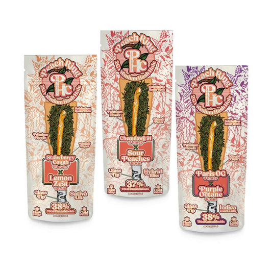 PeachTree Hemp Co. – 2G Peach Rings Premium Hash Holes w/ Glass Tips