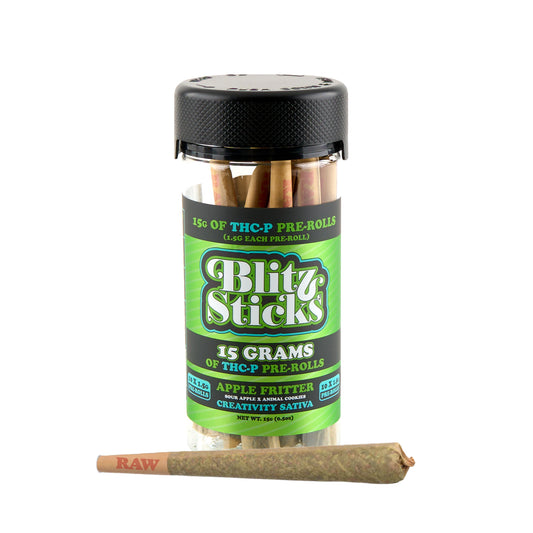 Blitz 10Ct Sticks 1.5g Pre-Rolls - Apple Fritter