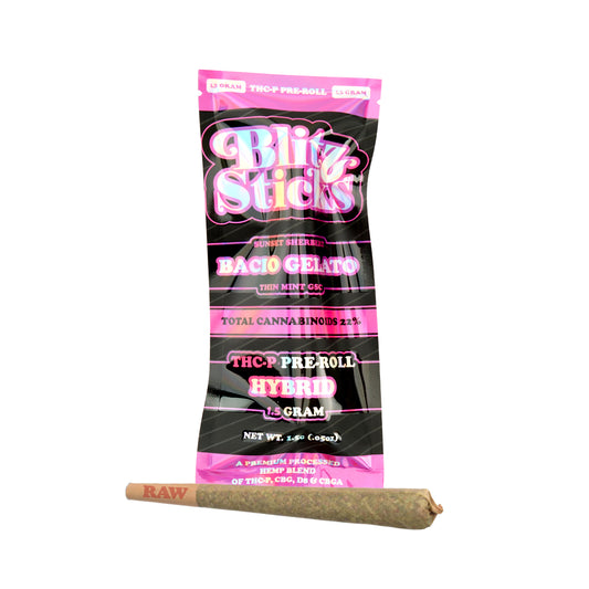 Blitz Sticks 1.5g Pre-Rolls - Bacio Gelato (Hybrid)