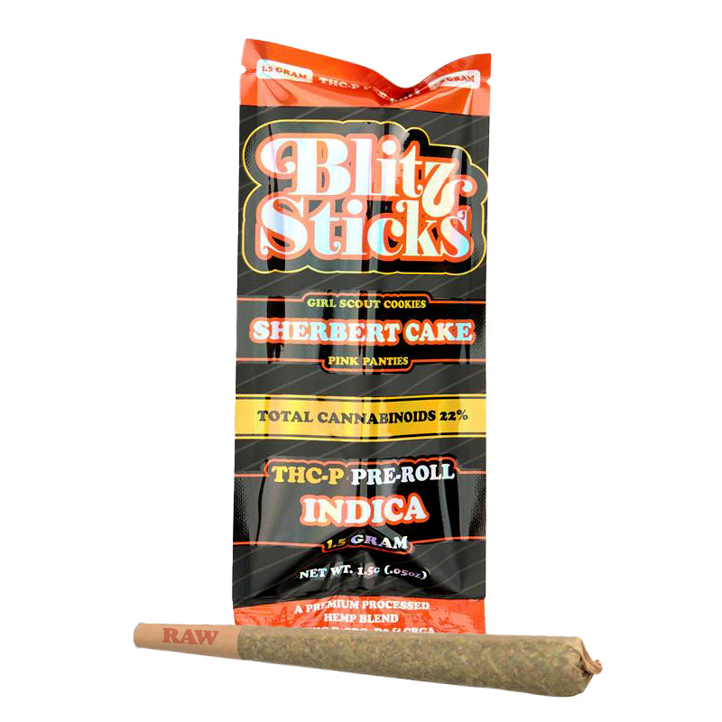 Blitz Sticks 1.5g Pre-Rolls - Sherbert Cake (Indica)
