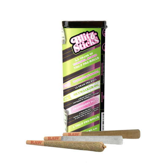 Blitz Sticks Euphoria Hybrid THC-P Pre-Roll Variety Pack (5.5g)