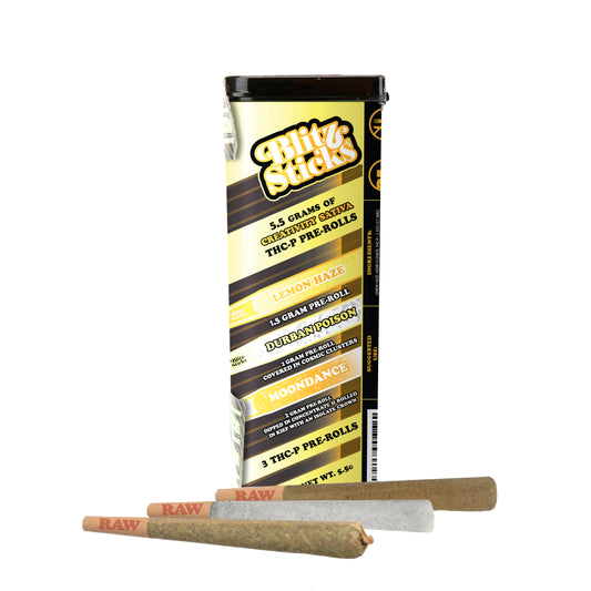 Blitz Sticks Creativity Sativa THC-P Pre-Roll Variety Packs (5.5g)