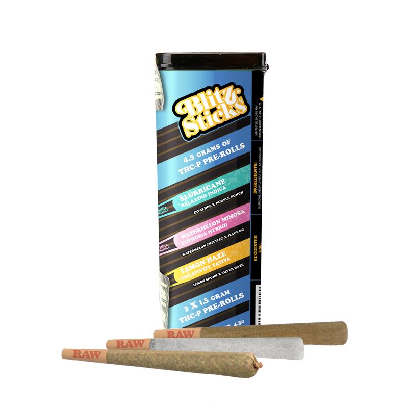 Blitz Sticks THC-P Pre-Roll Variety Packs (4.5g)