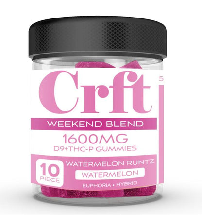 Crft 10MG Gummies (5MG D9 + 5MG THC-P)