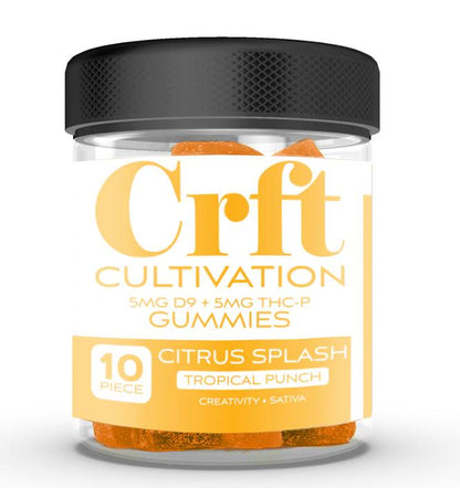 Crft 10MG Gummies (5MG D9 + 5MG THC-P)