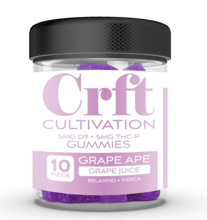 Crft 10MG Gummies (5MG D9 + 5MG THC-P)