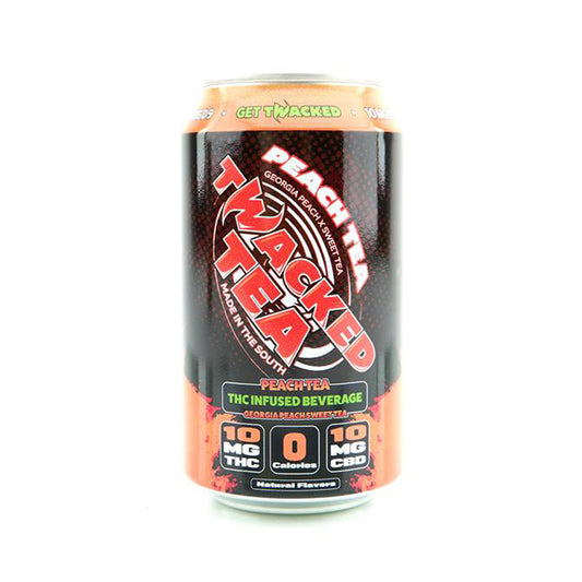 Twacked Tea 10mg THC Beverage - Peach Tea