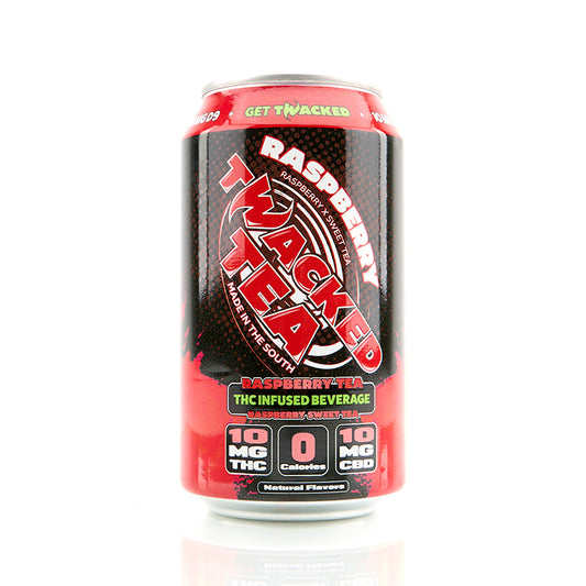Twacked Tea 10mg THC Beverage - Raspberry Tea